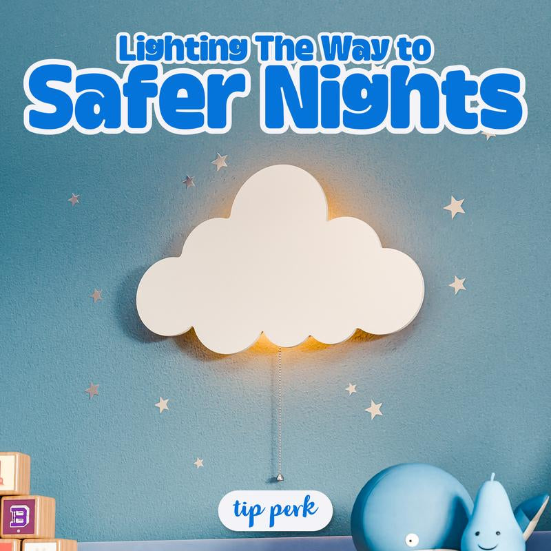 2Pcs Clouds Light - Pack of 2 Floating Clouds Wall Lamps for Nursery