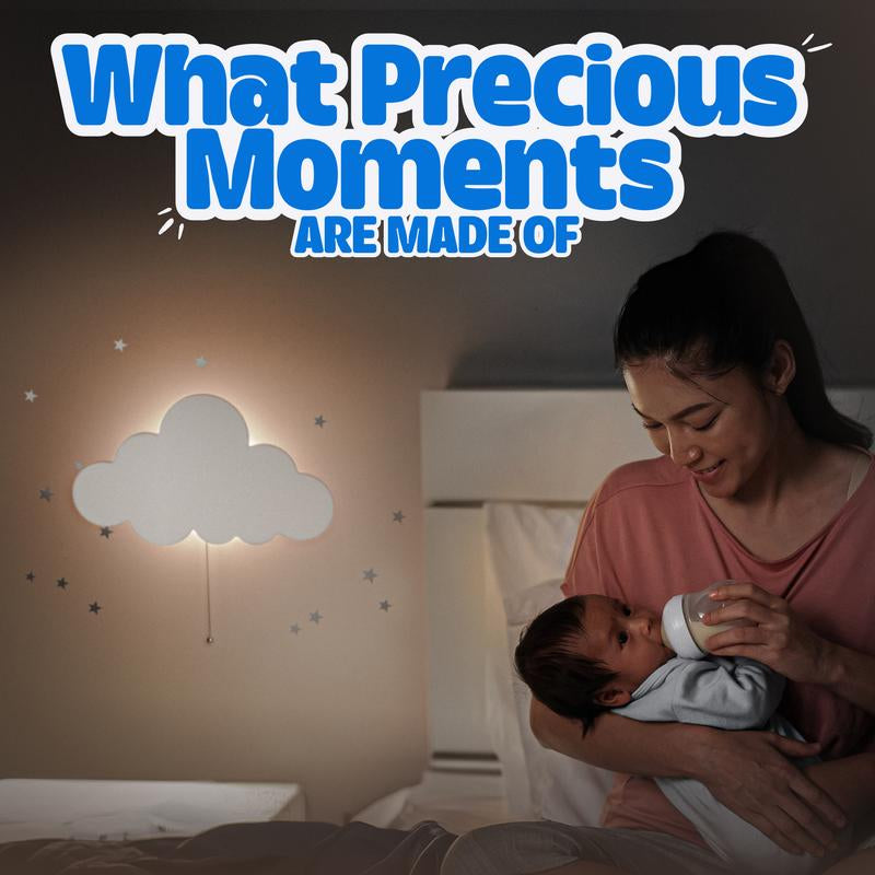 2Pcs Clouds Light - Pack of 2 Floating Clouds Wall Lamps for Nursery